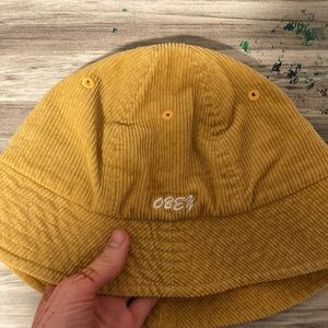 Tenderly Golden Palm Bucket Hat Obey Brand  Yellow
